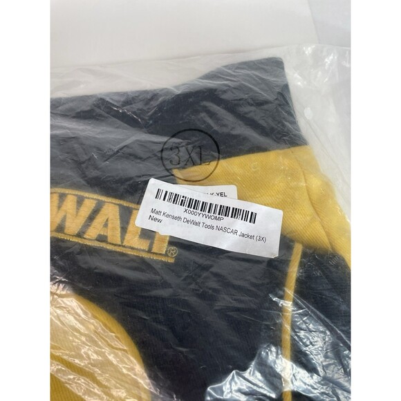 Vintage NEW Nascar Jacket Mens 3XL Matt Kenseth Dewalt JH Design Logo Racing - Picture 11 of 11